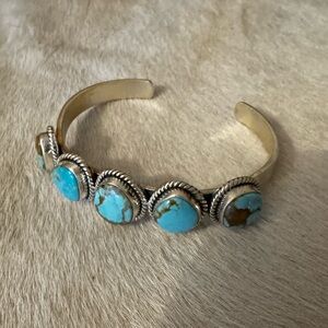 Mine 8 Turquoise and Sterling Silver Women's Bracelet